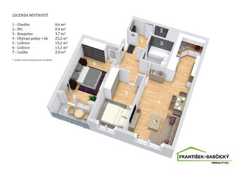 Prodej bytu 3+kk v osobním vlastnictví 63 m², Praha 10 - Petrovice