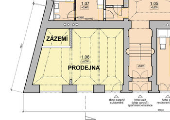 Pronájem obchodních prostor 47 m², Praha 1 - Nové Město