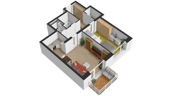 Pronájem bytu 2+kk v osobním vlastnictví 58 m², Plzeň