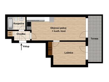 Pronájem bytu 2+kk v osobním vlastnictví 69 m², Praha 4 - Modřany