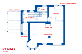 Přízemí - Pronájem domu 250 m², Praha 6 - Střešovice