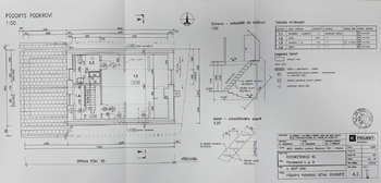 půdorys - patro - Prodej domu 131 m², Přerubenice