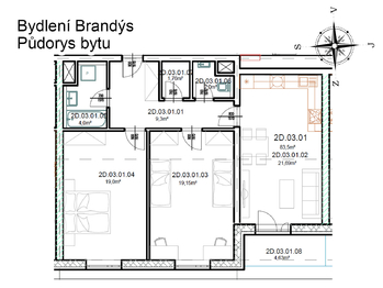 Prodej bytu 3+kk v osobním vlastnictví 84 m², Brandýs nad Labem-Stará Boleslav
