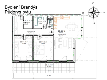 Prodej bytu 3+kk v osobním vlastnictví 99 m², Brandýs nad Labem-Stará Boleslav