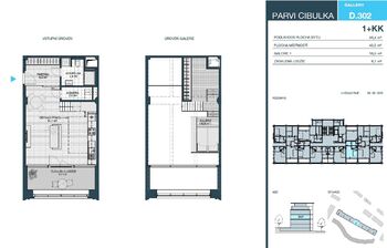 Prodej bytu 1+kk v osobním vlastnictví 75 m², Praha 5 - Košíře