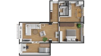 Prodej bytu 3+1 v osobním vlastnictví 74 m², Žatec