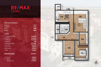 Prodej bytu 4+kk v osobním vlastnictví 121 m², Chrášťany