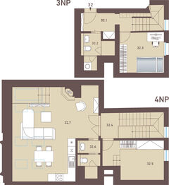 Prodej bytu 3+kk v osobním vlastnictví 100 m², Praha 6 - Střešovice