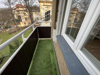 balkón - Pronájem bytu 3+1 v osobním vlastnictví 62 m², Ústí nad Labem 