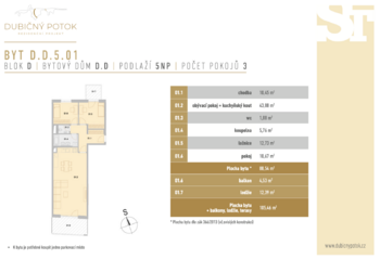 Prodej bytu 3+kk v osobním vlastnictví 89 m², České Budějovice