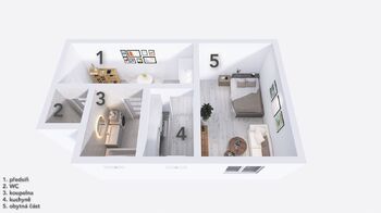 Pronájem bytu 1+1 v osobním vlastnictví 35 m², Zábřeh