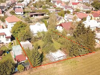 letecký pohled - Prodej domu 145 m², Dolní Bousov