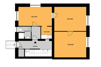 Pronájem kancelářských prostor 53 m², Praha 10 - Strašnice