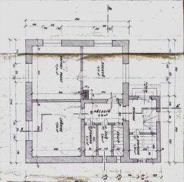 půdorys přízemí - Prodej domu 190 m², Strančice