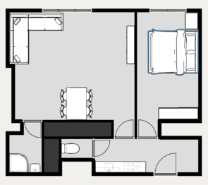 Pronájem bytu 2+1 v osobním vlastnictví 44 m², Praha 1 - Staré Město