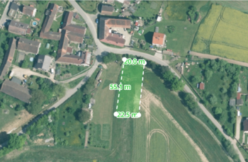 Prodej pozemku 1186 m², Kluky