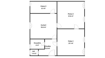 Prodej bytu 3+1 v osobním vlastnictví 83 m², Loket