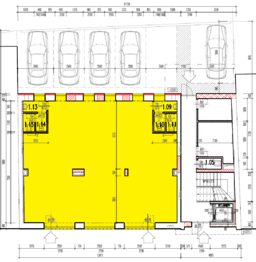 Půdorys - Pronájem obchodních prostor 121 m², Břeclav