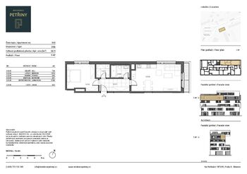 Pronájem bytu 2+kk v osobním vlastnictví 65 m², Praha 6 - Břevnov