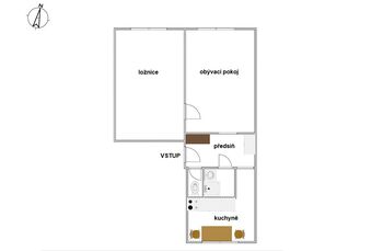 Pronájem bytu 2+1 v osobním vlastnictví 55 m², Kladno