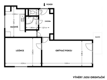 Prodej bytu 2+1 v osobním vlastnictví 55 m², Nymburk