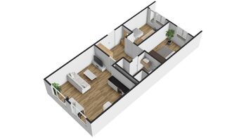 Pronájem bytu 3+kk v osobním vlastnictví 71 m², Louny