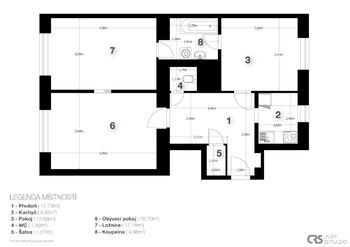 Prodej bytu 3+1 v osobním vlastnictví 73 m², Praha 8 - Libeň