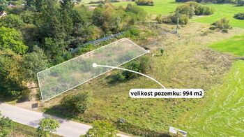 Prodej pozemku 1016 m², Milešov