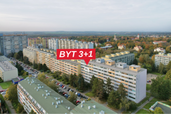 vyznačený byt - Prodej bytu 3+1 v družstevním vlastnictví 82 m², Praha 8 - Bohnice