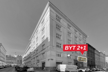 dům s vyznačeným bytem - Prodej bytu 2+1 v osobním vlastnictví 74 m², Praha 7 - Holešovice