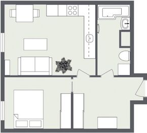 Pronájem bytu 2+kk v osobním vlastnictví 39 m², Ostrava