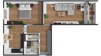 Pronájem bytu 2+1 v osobním vlastnictví 66 m², Odolena Voda