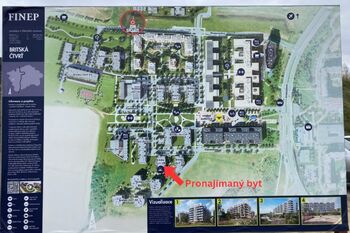 Schéma Anglicka čvrť - lokace pronajímané jednotky - Pronájem bytu 2+kk v osobním vlastnictví 60 m², Praha 5 - Stodůlky