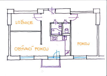 Prodej bytu 2+kk v osobním vlastnictví 50 m², Mokrá-Horákov