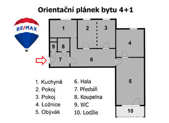 Prodej bytu 4+1 v družstevním vlastnictví 83 m², České Budějovice