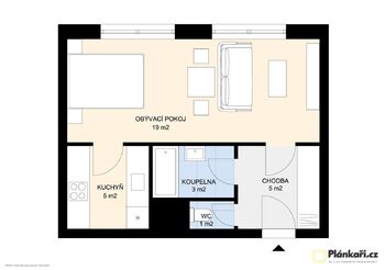 Prodej bytu 1+1 v osobním vlastnictví 33 m², Praha 8 - Kobylisy