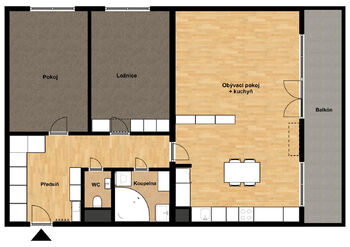 Pronájem bytu 3+kk v družstevním vlastnictví 88 m², Praha 5 - Stodůlky