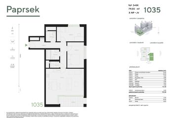 Prodej bytu 3+kk v osobním vlastnictví 79 m², Praha 5 - Stodůlky