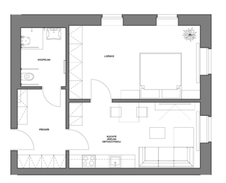 Prodej bytu 2+kk v osobním vlastnictví 52 m², Deštné v Orlických horách