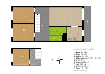 Prodej bytu 4+kk v osobním vlastnictví 80 m², Praha 4 - Krč