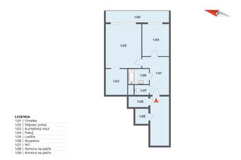 Prodej bytu 2+kk v osobním vlastnictví 57 m², Praha 8 - Libeň