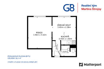 Prodej bytu 1+1 v osobním vlastnictví 35 m², Ústí nad Labem