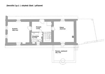 Prodej jiných prostor 220 m², Praha 5 - Zadní Kopanina