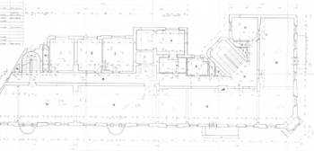 půdorys 3. NP - Prodej nájemního domu 1250 m², Bílina