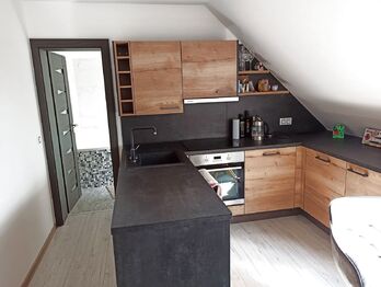 Kuchyň - Pronájem bytu 1+1 v osobním vlastnictví 41 m², Mutějovice 