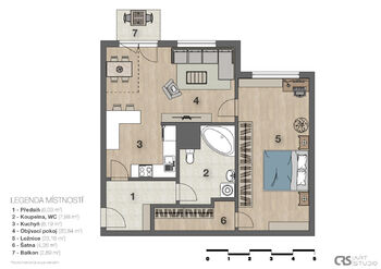 Prodej bytu 2+kk v osobním vlastnictví 69 m², Liberec