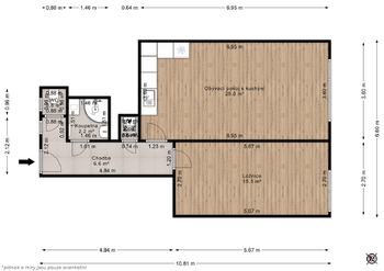 Prodej bytu 2+kk v družstevním vlastnictví 56 m², Praha 4 - Krč
