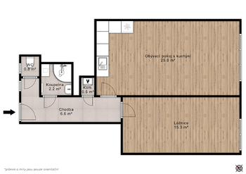Prodej bytu 2+kk v družstevním vlastnictví 56 m², Praha 4 - Krč