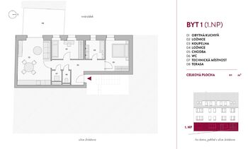 Pronájem bytu 3+kk v osobním vlastnictví 70 m², Česká Lípa