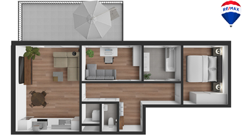 Pronájem bytu 3+kk v osobním vlastnictví 84 m², Česká Lípa